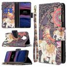 For Nokia G20 / G10 Colored Drawing Pattern Zipper Horizontal Flip Leather Case with Holder & Card Slots & Wallet(Flower Elephants) - 1