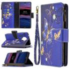 For Nokia G20 / G10 Colored Drawing Pattern Zipper Horizontal Flip Leather Case with Holder & Card Slots & Wallet(Purple Butterfly) - 1