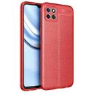 For Honor Play 20 Litchi Texture TPU Shockproof Case(Red) - 1