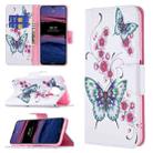 For Nokia G20 / G10 Colored Drawing Pattern Horizontal Flip Leather Case with Holder & Card Slots & Wallet(Peach Blossom Butterfly) - 1