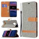For Nokia G20 / G10 Color Matching Denim Texture Horizontal Flip Leather Case with Holder & Card Slots & Wallet & Lanyard(Grey) - 1