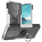For Nokia 3.4 / 5.4 Machine Armor Bear Shockproof PC + TPU Protective Case with Ring Holder(White) - 1