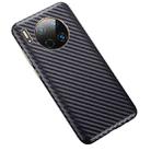 For Huawei Mate 30 Carbon Fiber Leather Texture Kevlar Anti-fall Phone Protective Case(Black) - 1