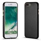 Carbon Fiber Leather Texture Kevlar Anti-fall Phone Protective Case For iPhone 8 Plus / 7 Plus(Black) - 1