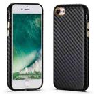 For iPhone SE 2022 / SE 2020 / 8 / 7 Carbon Fiber Leather Texture Kevlar Anti-fall Phone Protective Case(Black) - 1