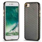 For iPhone SE 2022 / SE 2020 / 8 / 7 Carbon Fiber Leather Texture Kevlar Anti-fall Phone Protective Case(Grey) - 1