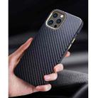For iPhone X / XS Carbon Fiber Leather Texture Kevlar Anti-fall Phone Protective Case(Black) - 7