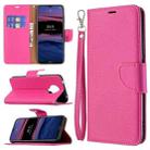 For Nokia G20 / G10 Litchi Texture Pure Color Horizontal Flip Leather Case with Holder & Card Slots & Wallet & Lanyard(Rose Red) - 1