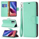 For Xiaomi Mi 11i / Poco F3 / Redmi K40 /K40 Pro Litchi Texture Pure Color Horizontal Flip Leather Case with Holder & Card Slots & Wallet & Lanyard(Green) - 1