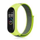 For Xiaomi Mi Band 6 Nylon Weave Watch Bands(Bright Yellow) - 1