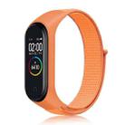 For Xiaomi Mi Band 6 Nylon Weave Watch Bands(Papaya) - 1