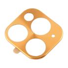 For iPhone 11 Pro Rear Camera Lens Protective Lens Film Cardboard Style(Gold) - 2