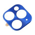 For iPhone 11 Pro Rear Camera Lens Protective Lens Film Cardboard Style(Blue) - 2