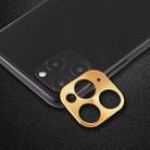 For iPhone 11 Pro Max Rear Camera Lens Protective Lens Film Cardboard Style(Gold) - 1