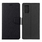 For Xiaomi Redmi K40 / K40 Pro / Mi 11i / Poco F3 Silk Texture Horizontal Flip Leather Case with Holder & Card Slots & Wallet & Photo Frame(Black) - 1