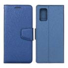 For Xiaomi Redmi Note 10 / Note 10S Silk Texture Horizontal Flip Leather Case with Holder & Card Slots & Wallet & Photo Frame(Blue) - 1
