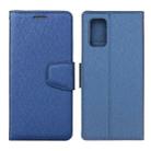 For Xiaomi Mi 10T 5G / 10T Pro 5G Silk Texture Horizontal Flip Leather Case with Holder & Card Slots & Wallet & Photo Frame(Blue) - 1