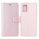 For Xiaomi Mi 10T 5G / 10T Pro 5G Silk Texture Horizontal Flip Leather Case with Holder & Card Slots & Wallet & Photo Frame(Rose Gold) - 1