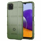 For Samsung Galaxy A22 5G Full Coverage Shockproof TPU Case(Green) - 1