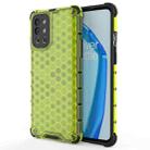 For OnePlus 9R Shockproof Honeycomb PC + TPU Case(Green) - 1