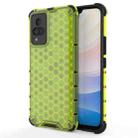 For vivo S9 Shockproof Honeycomb PC + TPU Case(Green) - 1