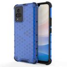 For vivo S9 Shockproof Honeycomb PC + TPU Case(Blue) - 1