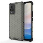 For vivo S9 Shockproof Honeycomb PC + TPU Case(Black) - 1