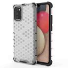 For Samsung Galaxy A02s (EU Version) Shockproof Honeycomb PC + TPU Case(White) - 1