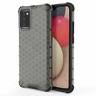 For Samsung Galaxy A02s (EU Version) Shockproof Honeycomb PC + TPU Case(Black) - 1
