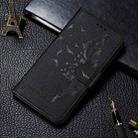 For Samsung Galaxy A22 5G Litchi Texture Feather Embossing Pattern Horizontal Flip Leather Case with Holder & Card Slots & Wallet & Photo Frame & Lanyard(Black) - 1