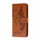 For Xiaomi Mi 11 Ultra Litchi Texture Feather Embossing Pattern Horizontal Flip Leather Case with Holder & Card Slots & Wallet & Photo Frame & Lanyard(Brown) - 2