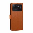 For Xiaomi Mi 11 Ultra Litchi Texture Feather Embossing Pattern Horizontal Flip Leather Case with Holder & Card Slots & Wallet & Photo Frame & Lanyard(Brown) - 3
