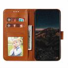 For Xiaomi Mi 11 Ultra Litchi Texture Feather Embossing Pattern Horizontal Flip Leather Case with Holder & Card Slots & Wallet & Photo Frame & Lanyard(Brown) - 4