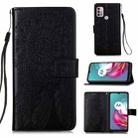 For Motorola Moto G30 / G10 / G10 Power Dream Catcher Printing Horizontal Flip Leather Case with Holder & Card Slots & Wallet & Lanyard(Black) - 1