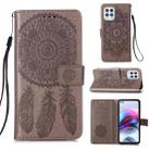 For Motorola Moto G100 / Edge S Dream Catcher Printing Horizontal Flip Leather Case with Holder & Card Slots & Wallet & Lanyard(Grey) - 1