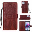 For Motorola Moto G100 / Edge S Dream Catcher Printing Horizontal Flip Leather Case with Holder & Card Slots & Wallet & Lanyard(Red) - 1