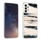 For Samsung Galaxy A52 5G / 4G Gold Sands Dual-side IMD Marble Pattern Acrylic + TPU Shockproof Case(Black Sands) - 1