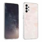 For Samsung Galaxy A72 5G / 4G Gold Sands Dual-side IMD Marble Pattern Acrylic + TPU Shockproof Case(White) - 1