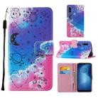 For Motorola Moto E7 Power Cross Texture Painting Pattern Horizontal Flip Leather Case with Holder & Card Slots & Wallet & Lanyard(Love Universe) - 1