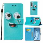 For Xiaomi Mi 10S Cross Texture Painting Pattern Horizontal Flip Leather Case with Holder & Card Slots & Wallet & Lanyard(Big-eye Monster) - 1