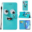 For Xiaomi Mi 11 Lite Cross Texture Painting Pattern Horizontal Flip Leather Case with Holder & Card Slots & Wallet & Lanyard(Big-eye Monster) - 1