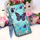 For Xiaomi Mi 11 Lite Colored Drawing Pattern Plain Weave Horizontal Flip Leather Case with Holder & Card Slot & Wallet & Lanyard(Caring Butterfly) - 7