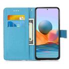 For Xiaomi Redmi Note 10 Pro / Note 10 Pro Max Colored Drawing Pattern Plain Weave Horizontal Flip Leather Case with Holder & Card Slot & Wallet & Lanyard(Mirror Cat) - 4