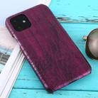 For iPhone 11 Shockproof Crocodile Texture Protective Case(Purple) - 1