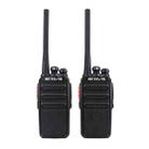 1 Pair RETEVIS RT24 EU Frequency PMR 446/400-470MHz 16CHS Two Way Radio Handheld Walkie Talkie, EU Plug(Black) - 1