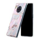 For Huawei Mate 30 Pro Hot Stamping Geometric Marble IMD Craft TPU Protective Case(Hexagon) - 2