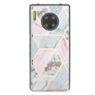 For Huawei Mate 30 Pro Hot Stamping Geometric Marble IMD Craft TPU Protective Case(Hexagon) - 3