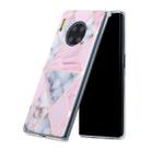 For Huawei Mate 30 Pro Hot Stamping Geometric Marble IMD Craft TPU Protective Case(Rhombus) - 2