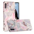 For Huawei P30 Lite Hot Stamping Geometric Marble IMD Craft TPU Protective Case(Hexagon) - 1