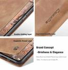 For Xiaomi Mi 11 Lite CaseMe 013 Multifunctional Horizontal Flip Leather Case, with Card Slot & Holder & Wallet(Brown) - 7